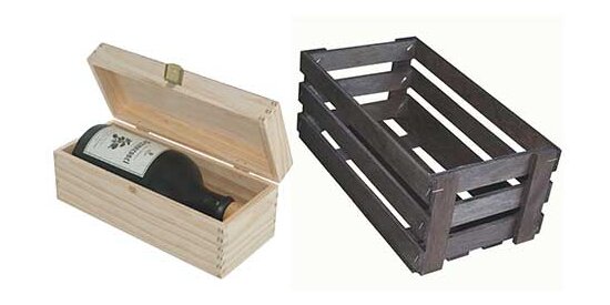 Stylish wooden items