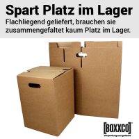 Single piece cardboard stool brown | 300x300x420 mm