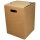 Single piece cardboard stool brown | 300x300x420 mm