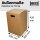 Single piece cardboard stool brown | 300x300x420 mm