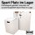 1-piece cardboard stool white | 300x300x420 mm