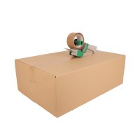 PP-Klebebänder - sehr starke Klebkraft | 50 mmx66 lfm | braun