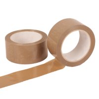 PVC adhesive tapes - strong adhesive strength | 50 mm x 66 m | brown