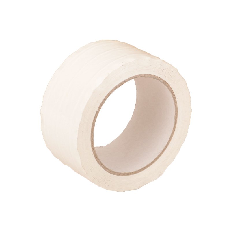 Thread-reinforced PVC adhesive tapes - strong adhesive strength | 50 mm x 66 m | white