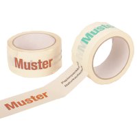 Printed paper adhesive tapes | 50 mm x 50 m | 3c printing | white