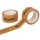 Printed paper adhesive tapes | 50 mm x 50 m | 1c print | brown