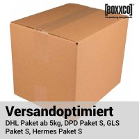 1-wellige Faltkartons 277 x 227 x 230 mm