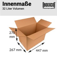 1-wall folding cartons 447x267x270 mm