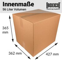 1-wall folding cartons 427x362x365 mm