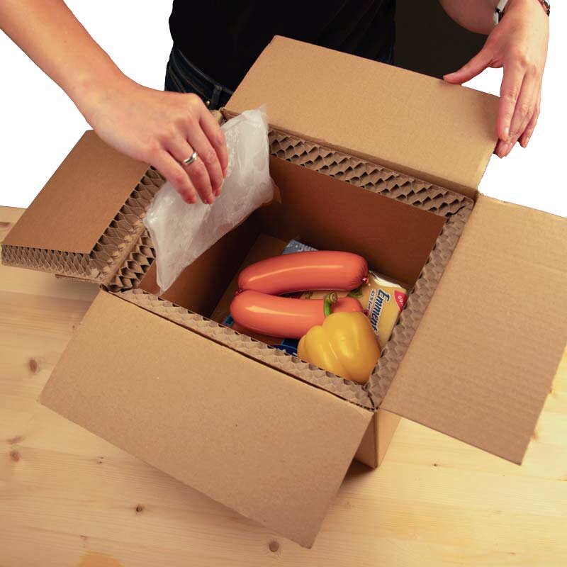 BOXXcool Faltkartons mit Wabeninlay | 237x187x190 mm | 7,5 Liter I DKN