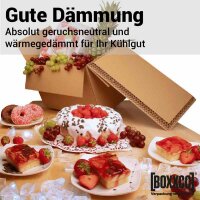 BOXXcool Faltkartons mit Wabeninlay | 407x227x230 mm | 20 Liter I DKN