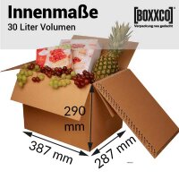 BOXXcool Faltkartons mit Wabeninlay | 387x287x290 mm | 30 Liter I DKN