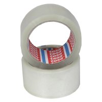 Tesa PP adhesive tapes 64014 - strong adhesive strength | 50 mm x 66 rm | transparent