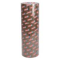 Tesa PP adhesive tapes 64014 - strong adhesive strength | 50 mm x 66 m | brown