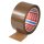 Tesa PP adhesive tapes 64014 - strong adhesive strength | 50 mm x 66 m | brown
