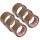 Tesa PP adhesive tapes 64014 - strong adhesive strength | 50 mm x 66 m | brown