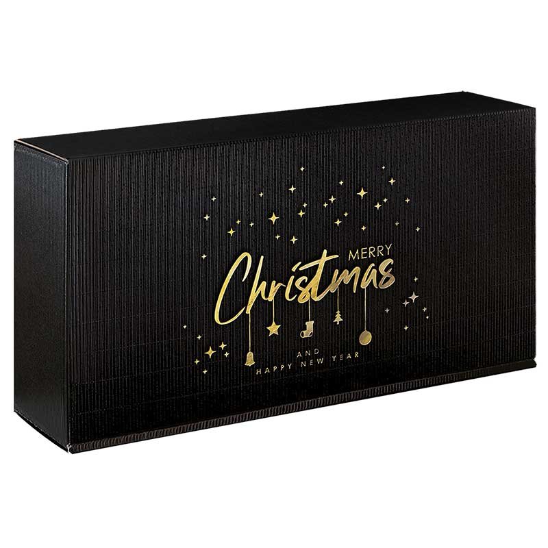 Golden Wishes Gift Boxes | 2 Wine/Sparkling Wine Bottles | 360x192x95 mm