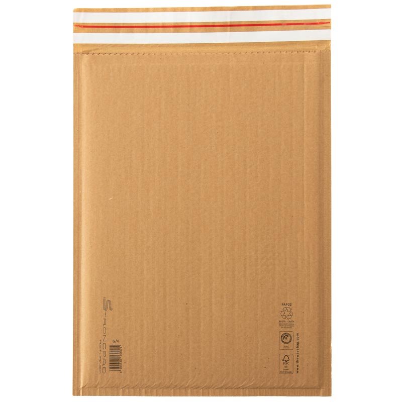 BOXXpaper padded mailing bags with return closure 220x330 mm