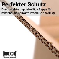 2-wellige Faltkartons 430x310x280mm (DIN A4, DIN A3)