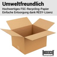 1-wall folding cartons 350x300x160-220 mm