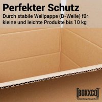 1-wall folding cartons 350x300x160-220 mm