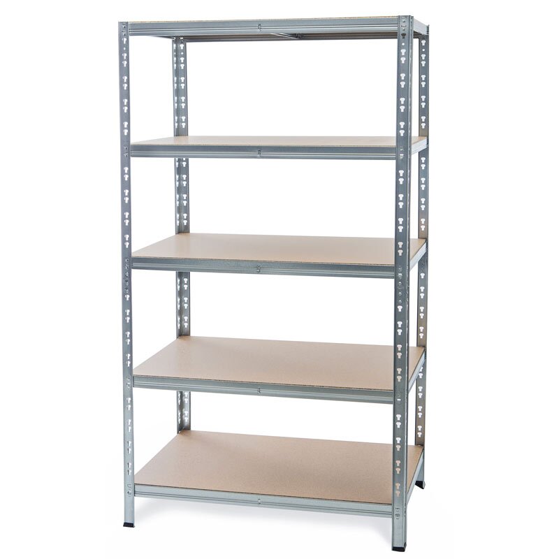 Metall-Schwerlastregal verzinkt 1800x1000x500 mm - 5 Böden