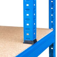 Metal heavy duty shelving blue 1800x1000x600/300 mm - 5...