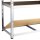 Metall-Schwerlastregal weiß 1800x900x450 mm - 5 Böden