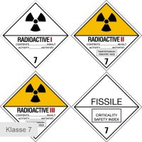 Dangerous goods labels | pieces
