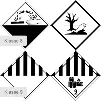 Dangerous goods labels | pieces