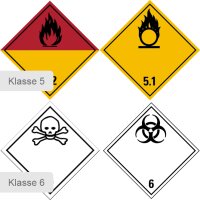 Dangerous goods labels | piece