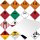 Dangerous goods labels | pieces