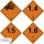 Dangerous goods labels | pieces