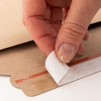 Solid cardboard mailing bags 250x353x-50 mm (DIN A4+)