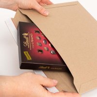 Versandtaschen Vollpappe|Querbefüllung 353x250x-50...