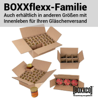 Double-walled folding boxes 285x190x140 mm