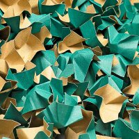 BOXXfill Füll- und Polsterchips Decofill - 120 L Karton | Grün I DKN