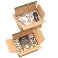 BOXXfill Füll- und Polsterchips Decofill - 120 L Karton | Weiß/Weiß I DKN