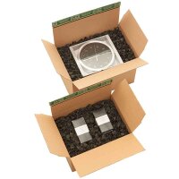 BOXXfill Füll- und Polsterchips Decofill - 120 L Karton | Schwarz/Schwarz I DKN