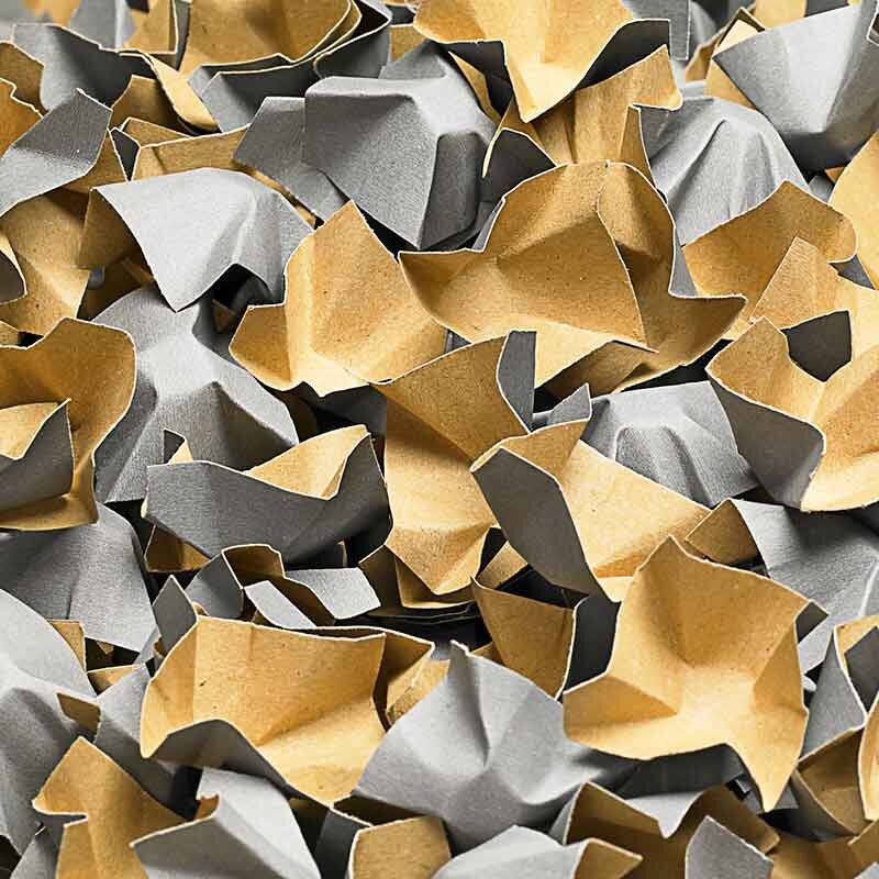 BOXXfill Filling and Cushioning Chips - 240 L Carton | Grey I DKN