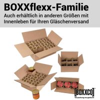 BOXXflexx Glasversandkartons | 3 Gläser | Komplettset