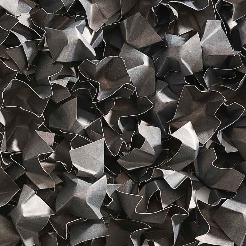 BOXXfill Füll- und Polsterchips Decofill - 240 L Karton | Schwarz/Schwarz I DKN