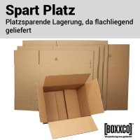 2-wellige Faltkartons 250x200x150 mm