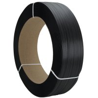 PP strapping core 406/145 mm, 16x0.5 mm, 2,000 m, black