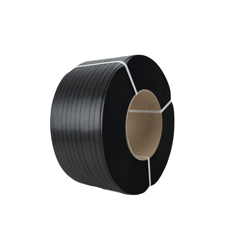 PP strapping on a 200 mm core, 16 x 0.65 mm, 2,000 m, black