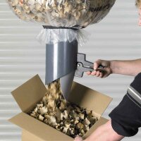 Filling and cushioning chips Decofill - 400 l bag | silver/silver