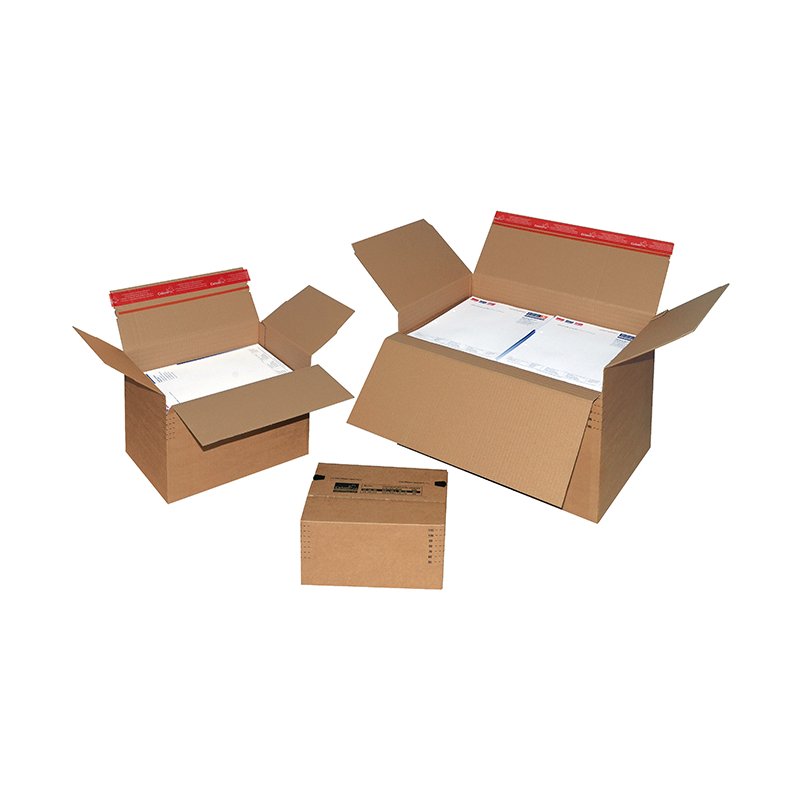 Variable height automatic boxes with SK strips 229x164x50-115 mm (DIN A5+)