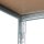 Metall-Schwerlastregal verzinkt 1800x600x600 mm - 5 Böden