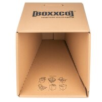 Single piece cardboard stool brown DIGITALPRINT | up to 500 pcs | 4c print