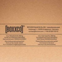 Single piece cardboard stool brown DIGITALPRINT | up to 500 pcs | 4c print